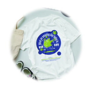 秋近し、Tシャツの絵柄も変えていこ！